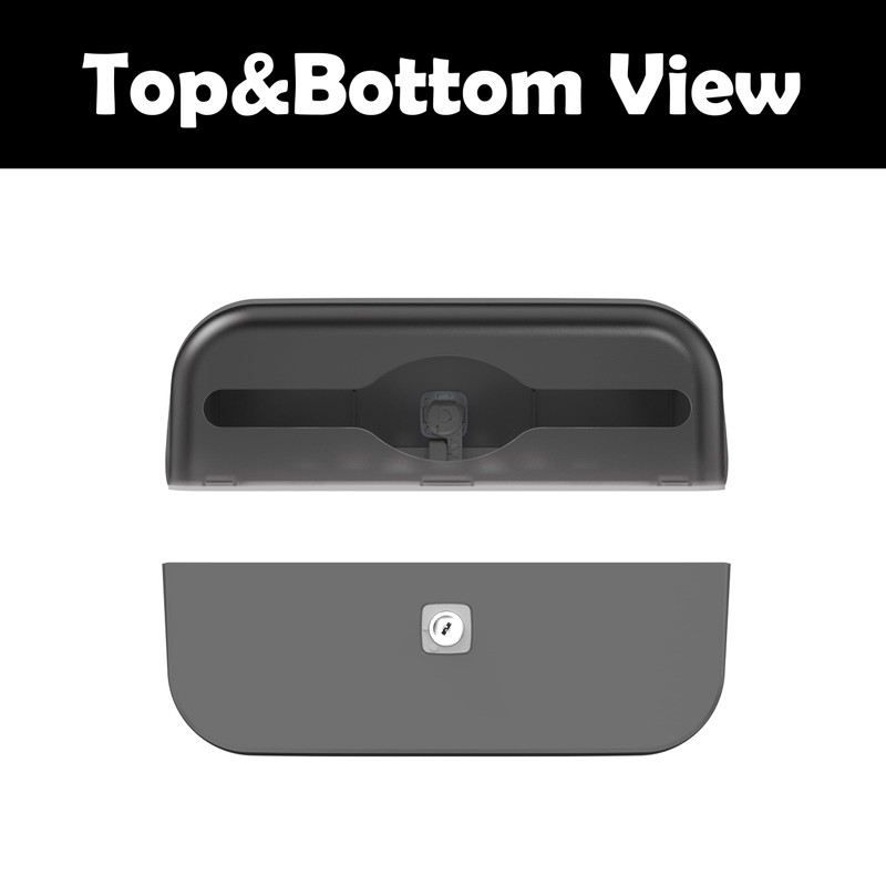 CLEANZEPHYR Paper Towel Dispenser Wall Mount Silver