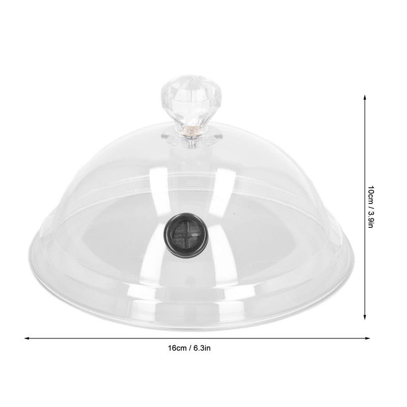Gernie Smoking Dome Cover, Portable Smoke Infuser with Handle, Acrylic,