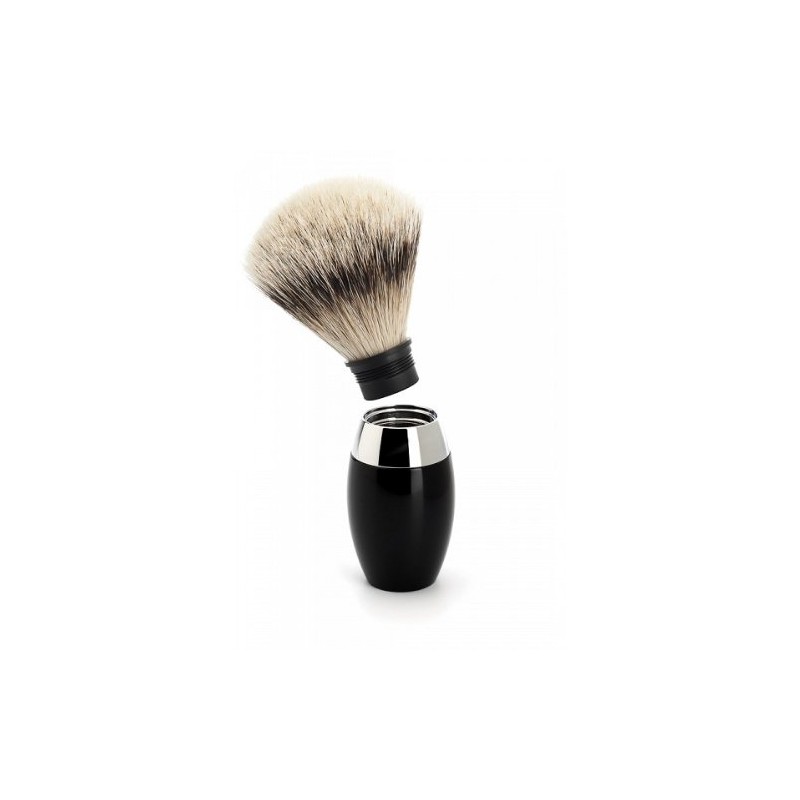 Mule KOSMO Shaving Brush (Fine Badger), Black Resin 281K876