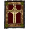 Pure Country Weavers Celtic Cross Blanket Throw Woven from Cotton