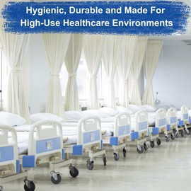 Amour Càlin White Pillow Cases 4 Pack- Cotton Blend White Pillowcases 4 Pack Soft, Comfortable 51x86cm Pillow Protectors 4 Pack with Envelope Closure- Machine Washable Moisture Absorbing Pillow covers