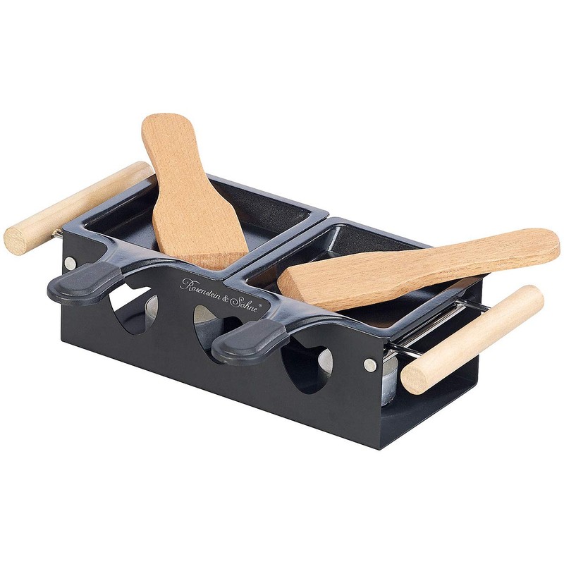 Rosenstein & Söhne Raclette without electricity: set of 4 tea