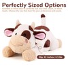 gnomantic Cow Weighted Stuffed Animals - 22 Inch 4.5 Pounds
