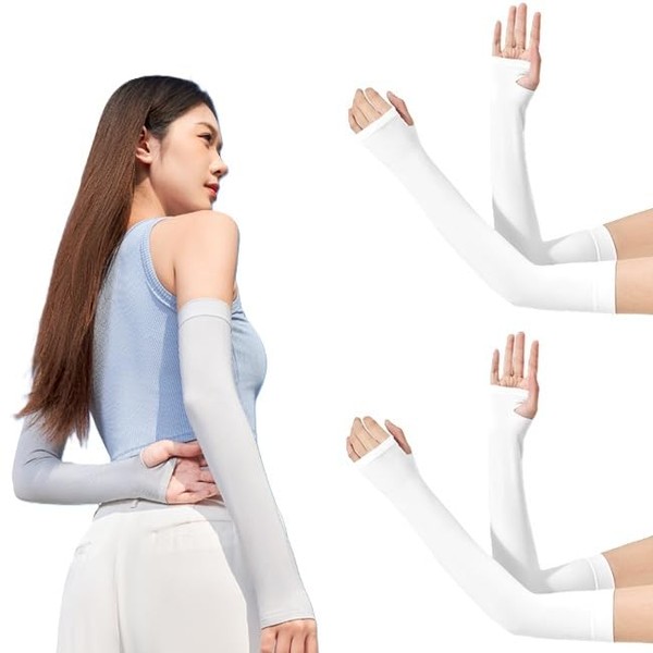 VERISSY Arm Cover, Cooling Sensation, Women's, 4 Pieces, Sun Protection,