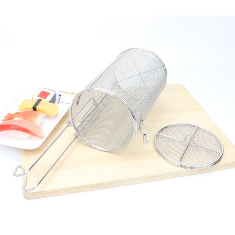 Stainless Steel Spice Seasoning Strainer Collapsible Telescopic Handle Soup Seasonings