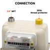 Roastove Gas Meter,Propane Natural Gas SUBMETER,with 3/4" Thread and Pulse