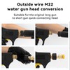 GIONAR Pressure Washer Adapter, M22 Female to 1/4 Quick Connect,