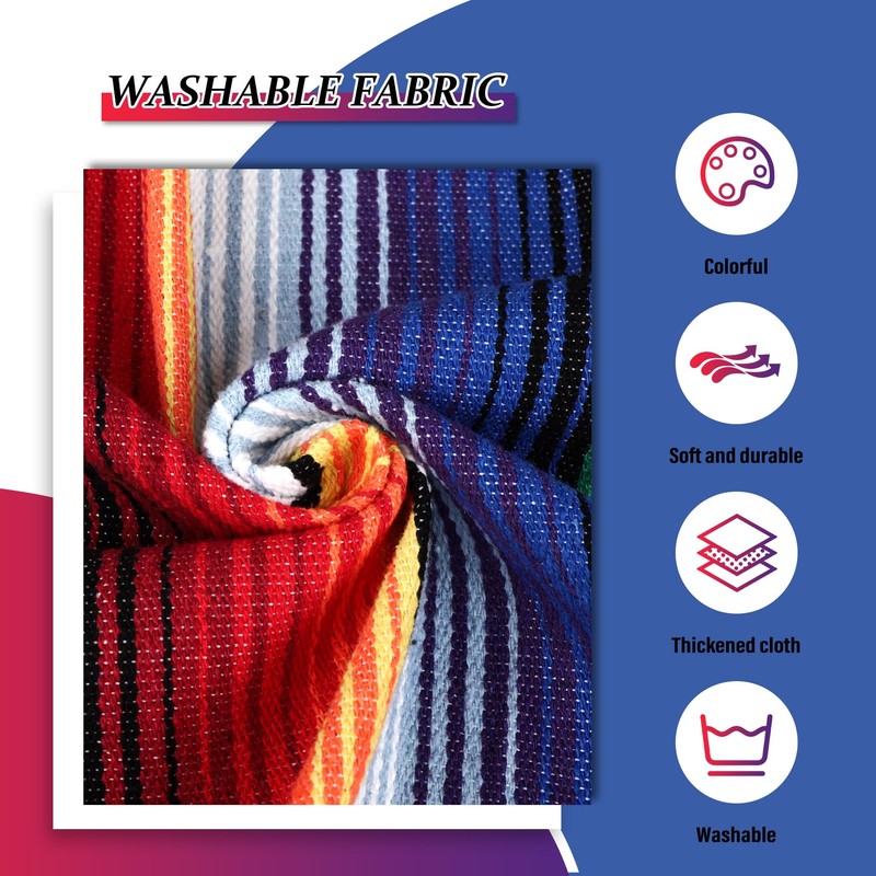 Happysnow Mexican Table Blanket for Mexican Party Wedding Decorations, Mexican