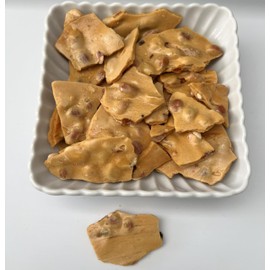 Peanut Brittle, Home Made Recipe, by SweetNest Candy (1 Pound)