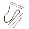 Mini Skater 30Pcs Curtain Hooks Pin-On Drapery Hooks Living Room