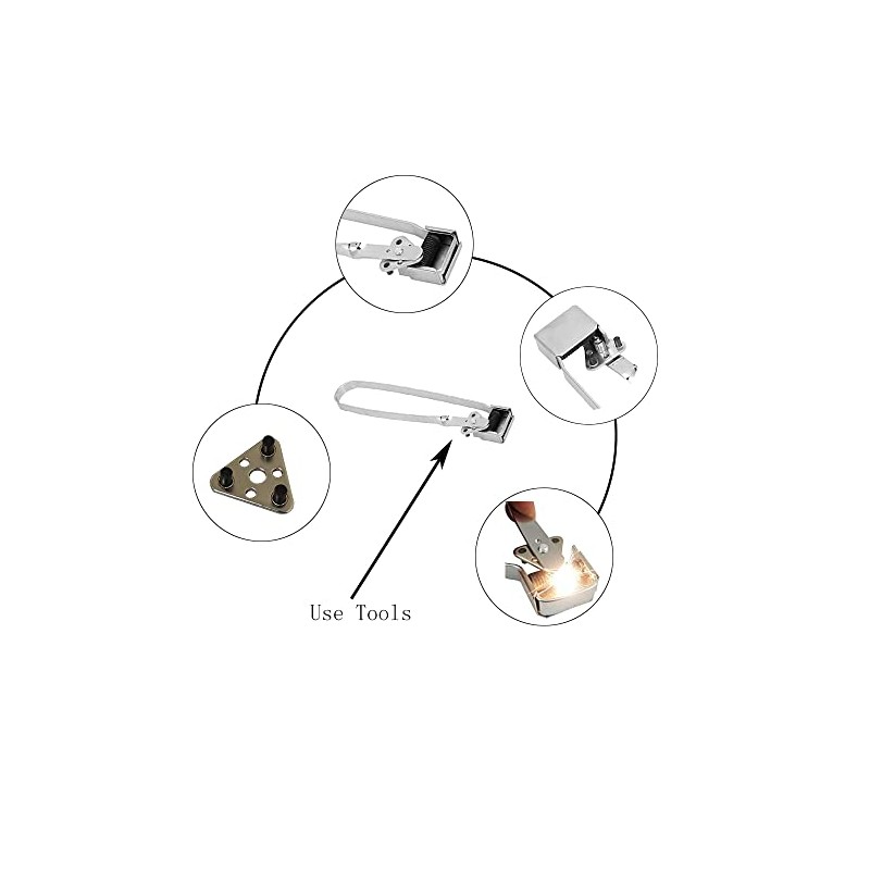 10 PCS Flint Torch Striker Flint Three Head Replacement Flint