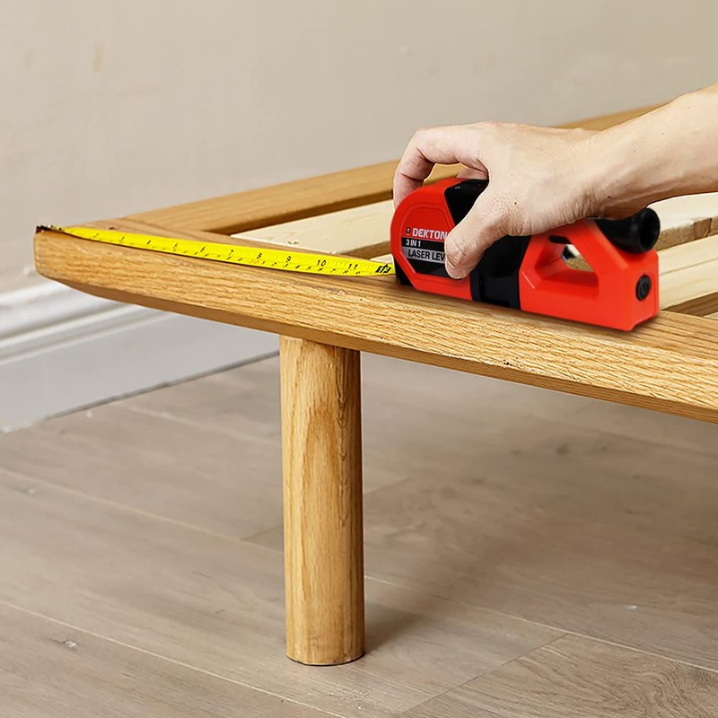 DEKTON DT55190 3-in-1 Laser Level with Measure, 240 V, Black/Red