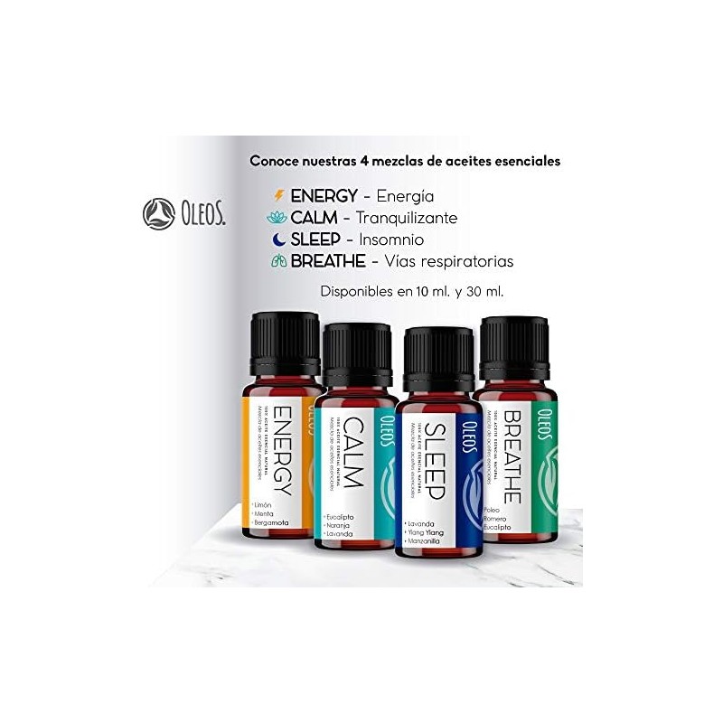 Aceite esencial relajante 10ml – Eucalipto, Lavanda y Naranja Vida
