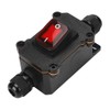 Tiardey IP67 Waterproof Inline Cord Switch, AC 220V 4Pin 2