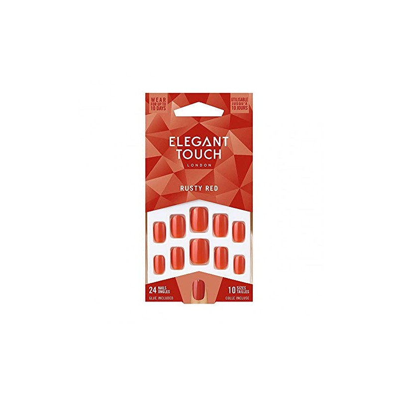 Elegant Touch Nails Rusty Red