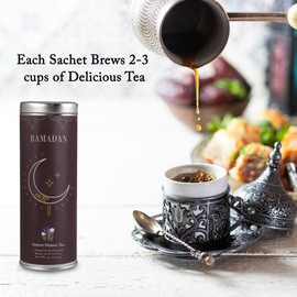La Tea Dah Ramadan Gift Basket by La Tea Dah, Gourmet Tea Gift Set, Beautifully Packaged Fine Tea Assortment, Islamic Eid, Ramadan Gifts