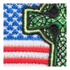 PatchStop - World's Largest Patch Store Celtic Cross American Flag
