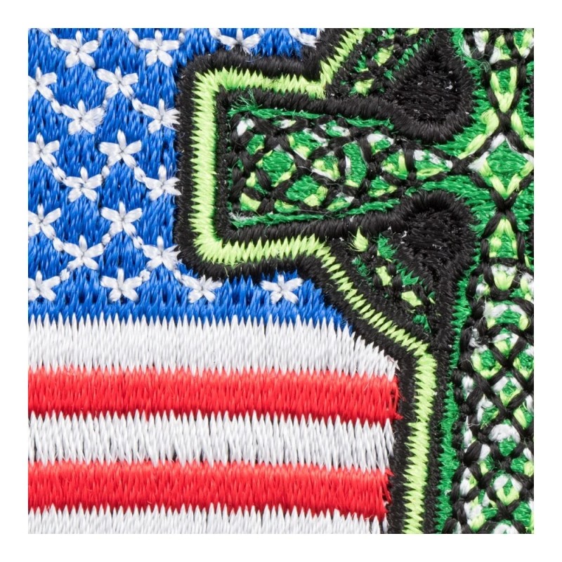 PatchStop - World's Largest Patch Store Celtic Cross American Flag