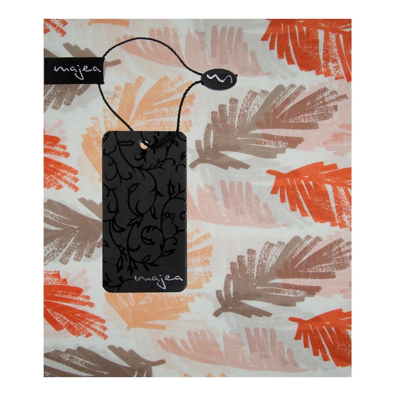 Majea 880037 Women's Scarf Head Scarf Scarf Women's Stole, Orange