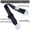 Airplane Seat Belt Extender Seatbelt Extension Adjuster 7-31" for All