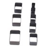 8pcs Leather Punch Cutter Mold High Carbon Steel Hollow Punch
