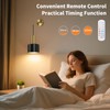 VerRon Rechargeable Battery Operated Wall Sconce Set of Two, Black