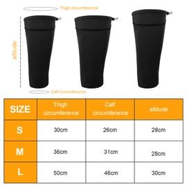 AGDGV Catheter Leg Bag Holder - Fabric Foley Leg Bag Sleeve for Urinary Drainage, Catheter Sleeve Holder for Men & Women, Wheelchair & Incontinence Supplies (S)