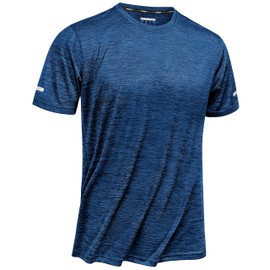 TACVASEN Workout Shirts for Men Dry Fit Men's Athletic Shirts & Tees Short Sleeve Running Gym Quick Dry Moisture Wicking Shirts for Men
