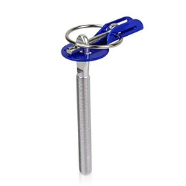 Auto-Dress 2 x aluminium hood holder, hood closure in different colours (blue)