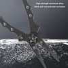 Fishing Pliers Aluminium Alloy Multifunctional Split Ring Pliers Self Locking