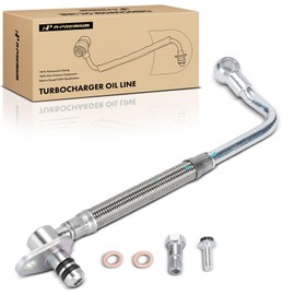 A-Premium Turbocharger Oil Line Compatible with Ford Escape 2013-2016, Fusion 2013-2014, Fiesta 2014-2019, Transit Connect 2014-2016, 1.6L, Turbocharged, Supply