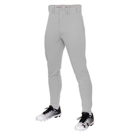 ALLESON ATHLETIC Men's Standard Adult Crush Tapered Pant (Style 657CTP), Grey, Medium