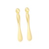 Outanaya 2pcs Golden Eye Massage Sticks Alloy Beauty Roller Tools