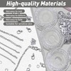 14K Silver Chains for Jewellery Making Kit Cable Link Chain
