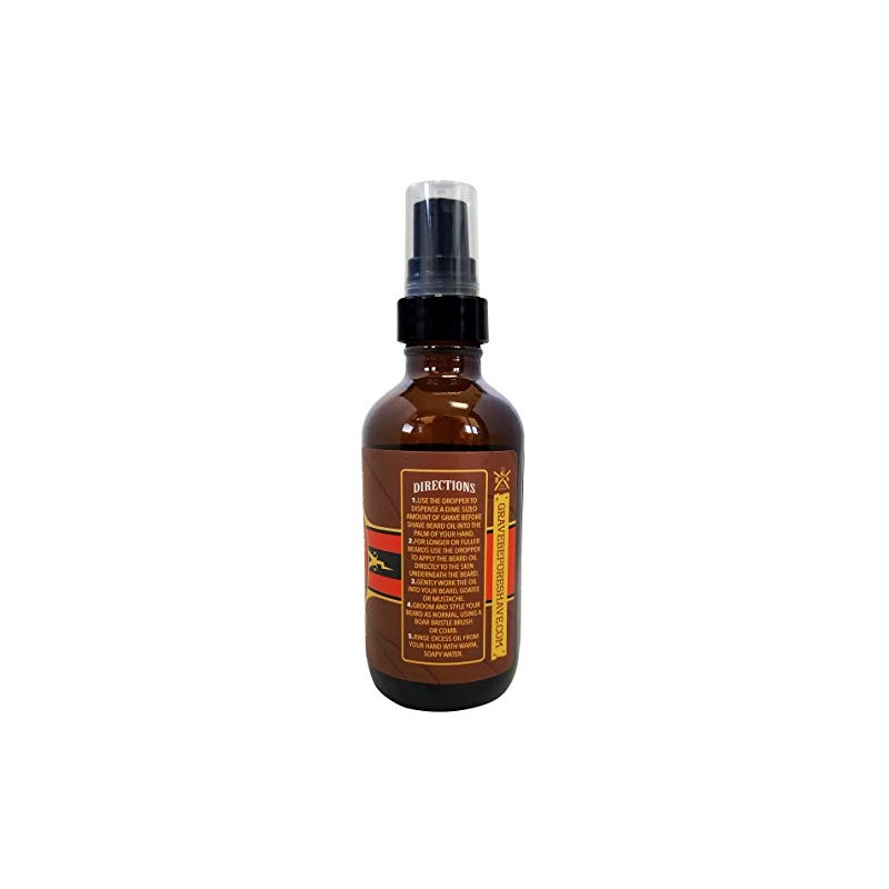 Grave Before Shave Beard Oil (Cigar Blend) 4 oz. Bottle
