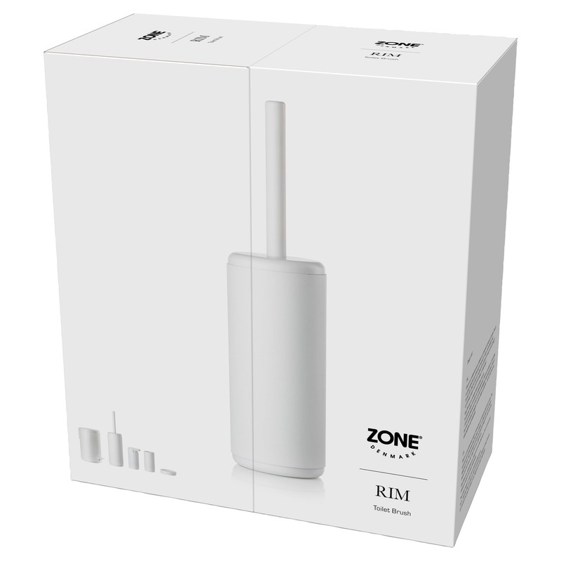 Zone Denmark Rim Toilet Brush, Toilet Brush, Brush Set with