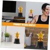 KICHOUSE Miniature Star Trophies 8pcs Sports Achievement Awards Football Soccer