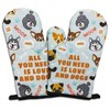 GOSJINNK 2 Pcs Funny Dogs Oven Mitts All You Need