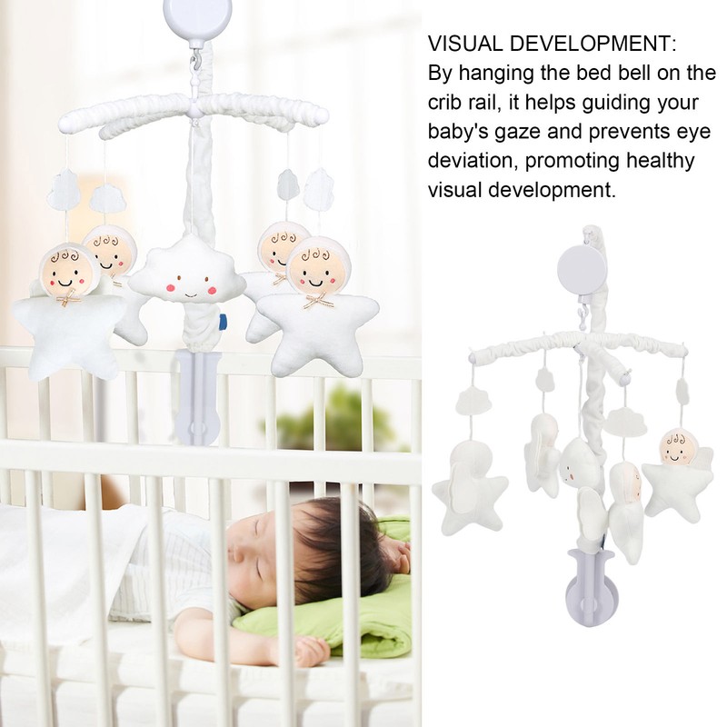 Baby Bed Bell Soft Plush Baby Crib Bell Visual Development
