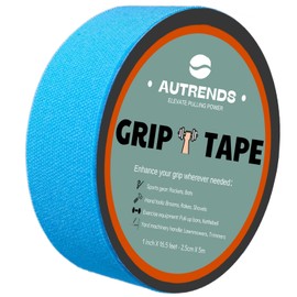 autrends 2 PK Grip Tape - Multipurpose Cloth Grip Tape for Pull Up Bars, Barbells, Dumbbells, Sports and Gym Equipment, and Tools- 1 Inch x 16.5 Feet Each Roll