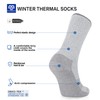 Closemate Mens Socks Thick Thermal Winter Crew Socks Warm Cozy
