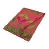 PASKMLNA Reversible Paisley Pashmina Shawl Wrap Elegant Colors (A18-20 Hotpink-olive)