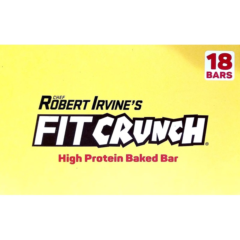 Chef Robert Irvine鈥檚 Fit Crunch High Protein Baked Bars 18/pack