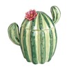 Blue Sky Ceramic Cactus Sugar Bowl, Multicolor, 4.5X 3.5X 4.75, Multi