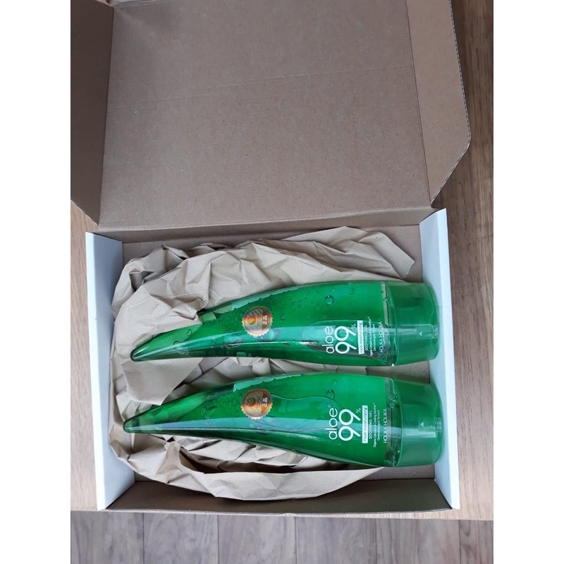 Holika Holika Pack Aloe Vera 99% Beruhigungsgel, 2x 250ml