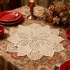 Gold Placemats Set of 6 for Dining Table 15 Inch