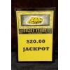 BUCKLEY MILLS REPLACMENT MILLS/ GOLDEN NUGGET GUARANTEED $20.00 JACKPOT GLASS