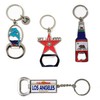 12 Pcs Los Angeles Keychain LA California Metal Keychains, 4