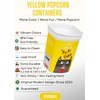 ONONEXPRESS MIX 4 pcs Reusable Plastic Popcorn Containers/Popcorn Bowls Set