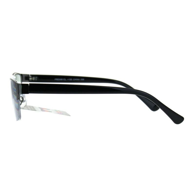 Multi Focus Progressive Reading Glasses 3 Powers in 1 Rectangle